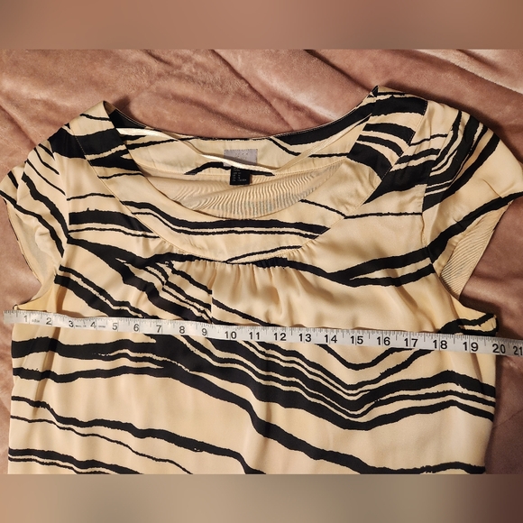 H&M Zebra Print Women's Mini Dress Size 14 - Picture 8 of 10